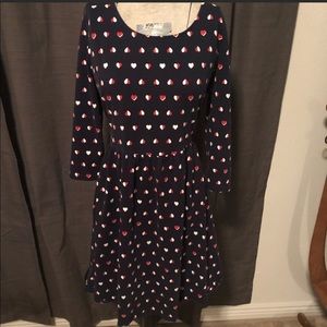 Hearts are forever cotton dress